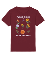 Plant These Save the Bees Tricou mânecă scurtă  Copii Mini Creator