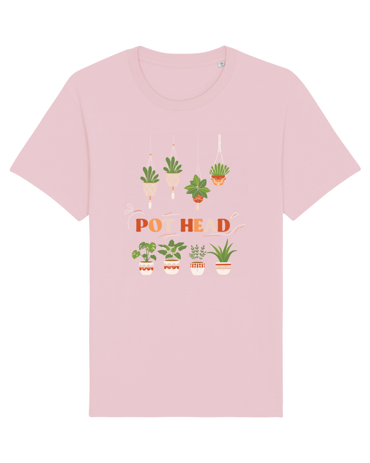 Tricou mânecă scurtă Unisex Rocker Cotton Pink