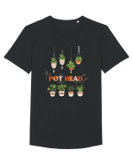 Pot Head Tricou mânecă scurtă guler larg Bărbat Skater