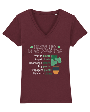 Things I Do In My Space Time Burgundy