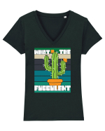 What the Fucculent Tricou mânecă scurtă guler V Damă Evoker