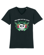 You Make Me Feel Alive Tricou mânecă scurtă guler V Bărbat Presenter