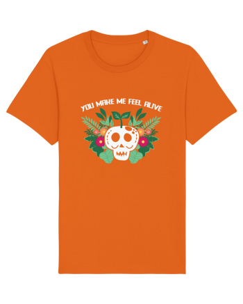 You Make Me Feel Alive Bright Orange
