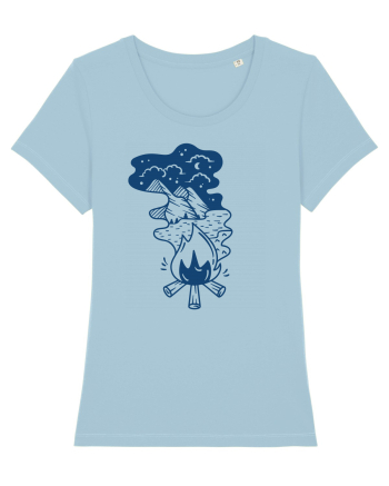 La un foc de tabara Sky Blue