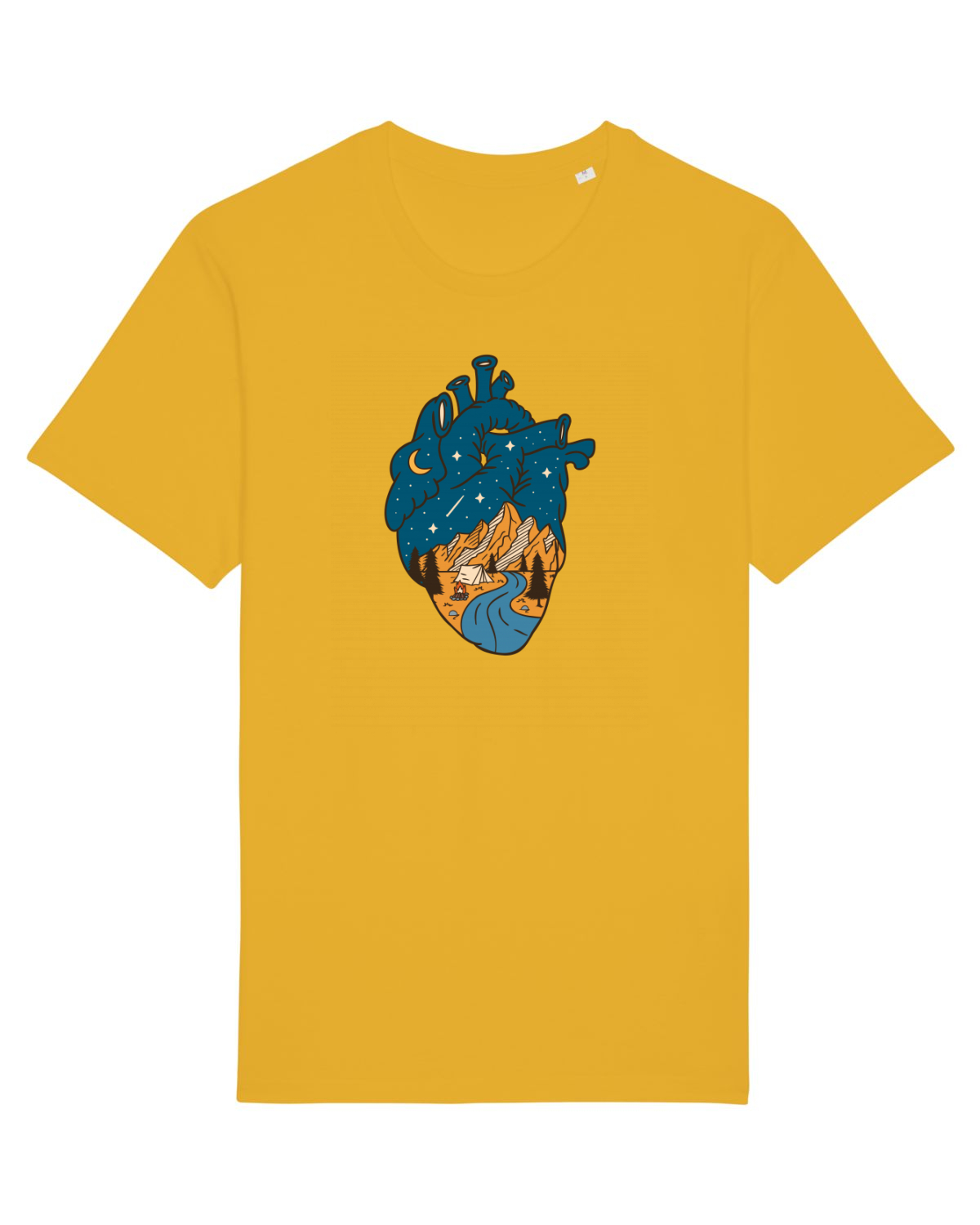 Tricou mânecă scurtă Unisex Rocker Spectra Yellow