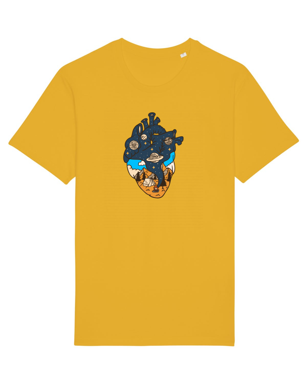 Tricou mânecă scurtă Unisex Rocker Spectra Yellow