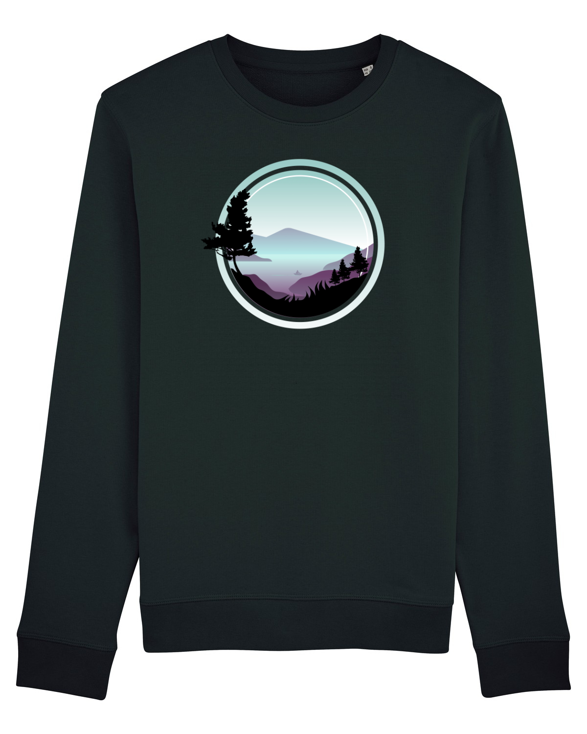 Bluză mânecă lungă Unisex Rise Black