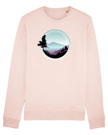 Cu barca pe un lac de munte Candy Pink