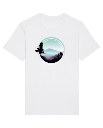 Cu barca pe un lac de munte White