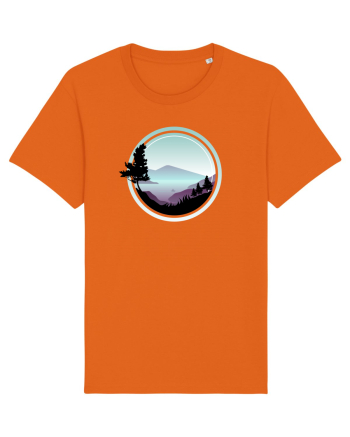 Cu barca pe un lac de munte Bright Orange