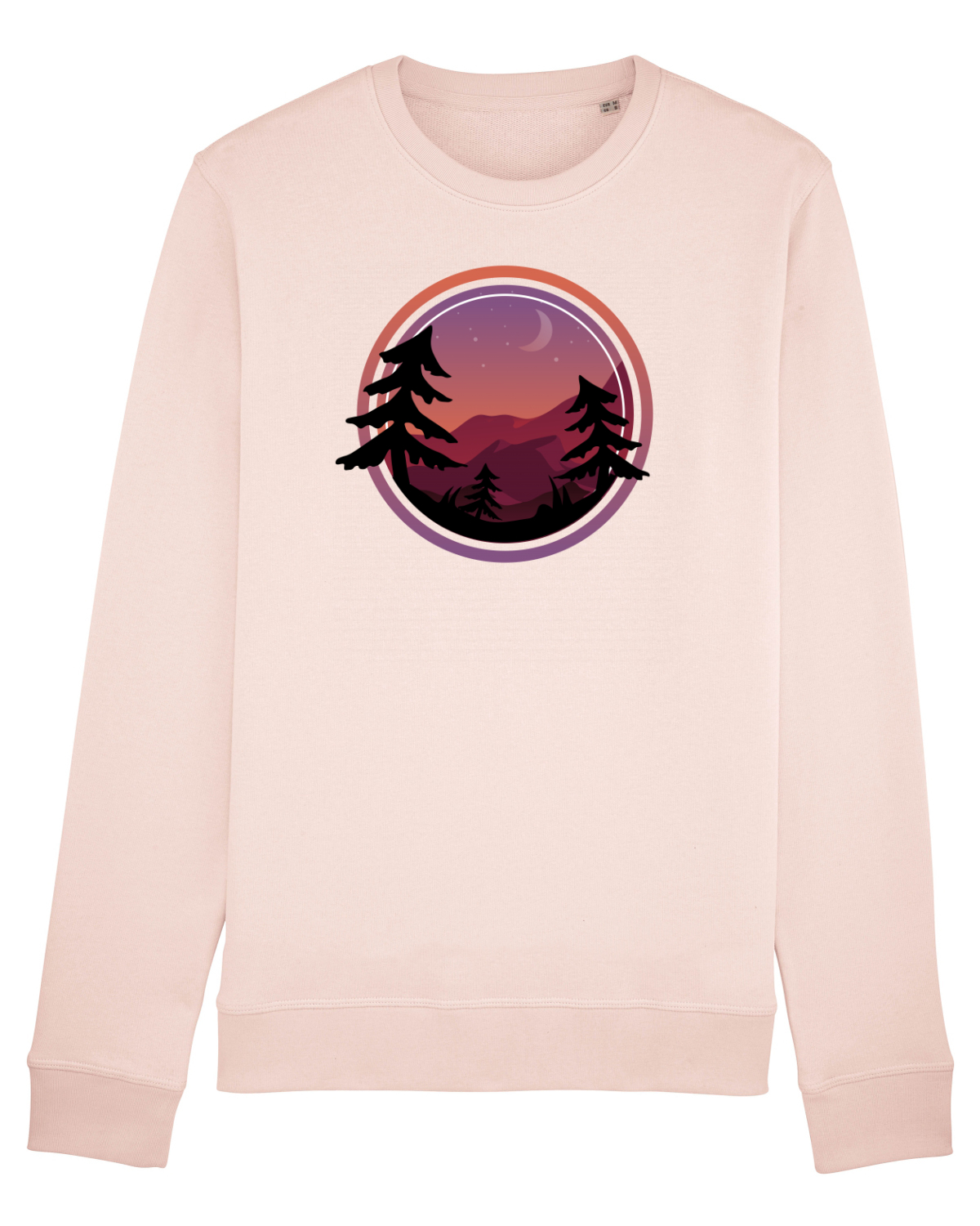Bluză mânecă lungă Unisex Rise Candy Pink