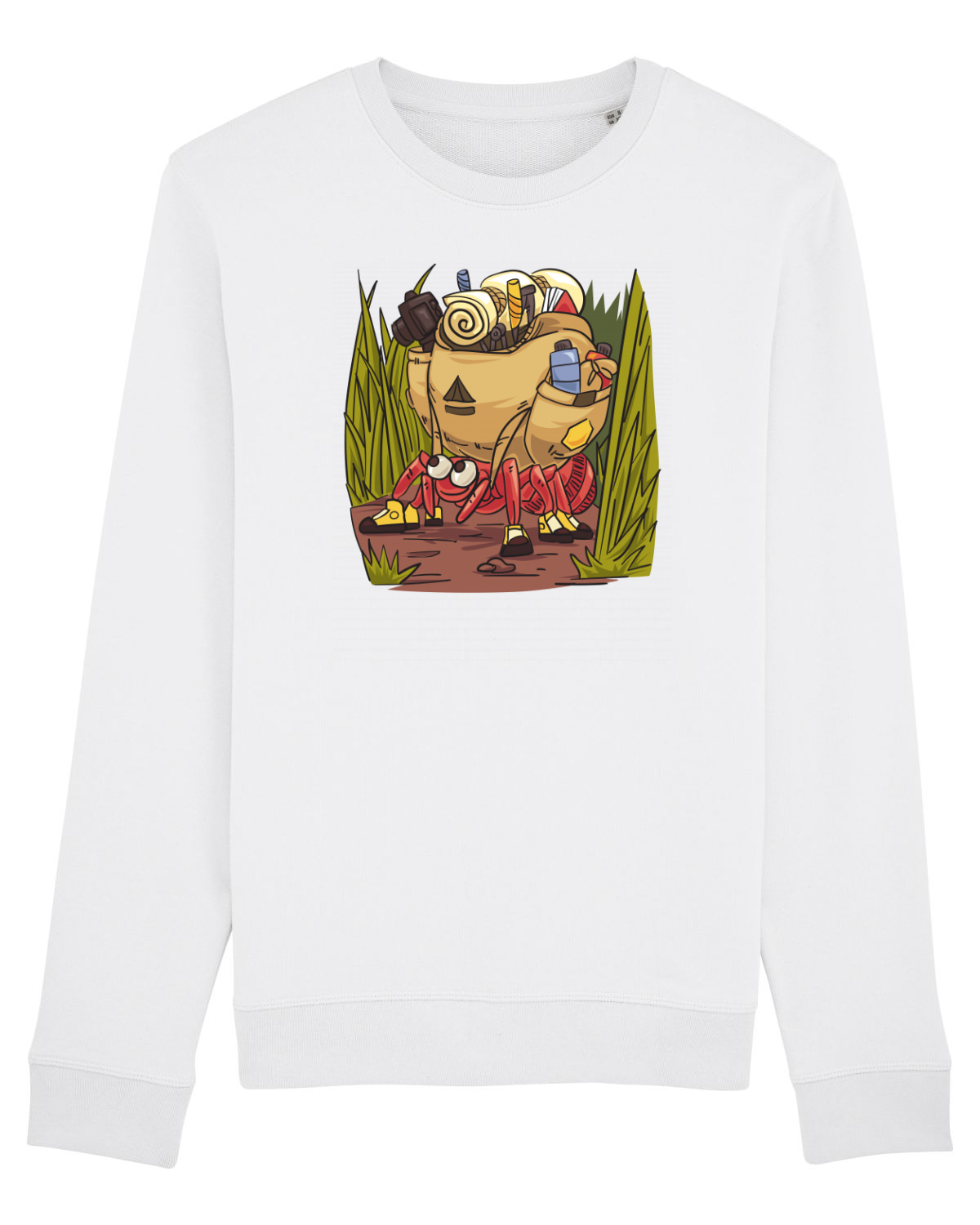 Bluză mânecă lungă Unisex Rise White