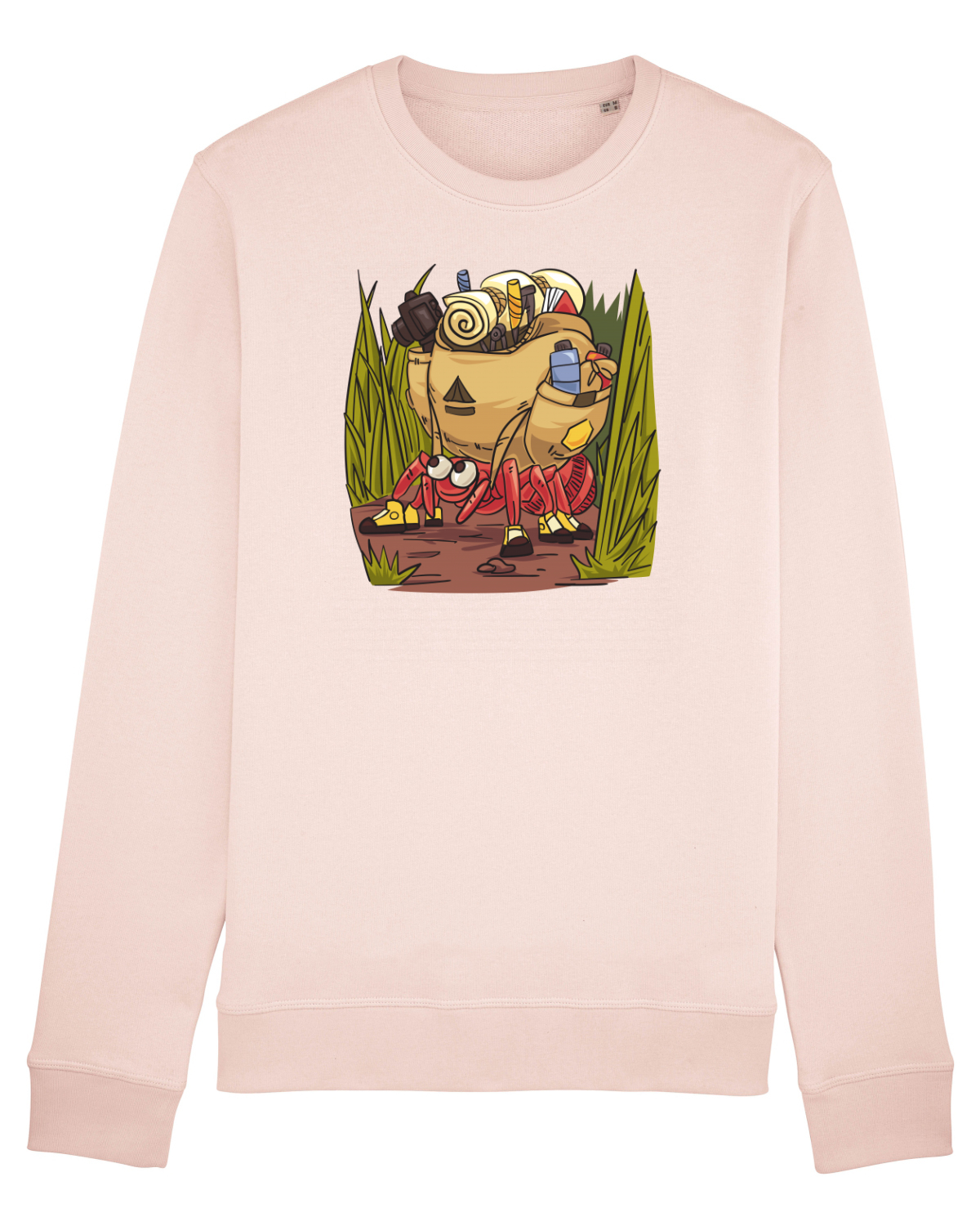 Bluză mânecă lungă Unisex Rise Candy Pink
