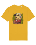 Cu crabul la padure Tricou mânecă scurtă Unisex Rocker