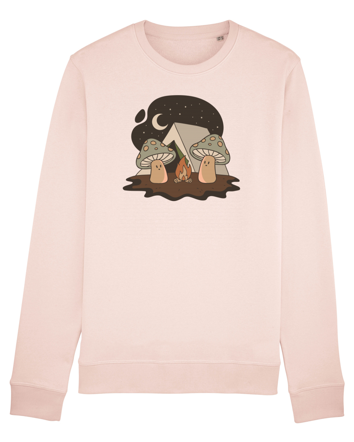 Bluză mânecă lungă Unisex Rise Candy Pink