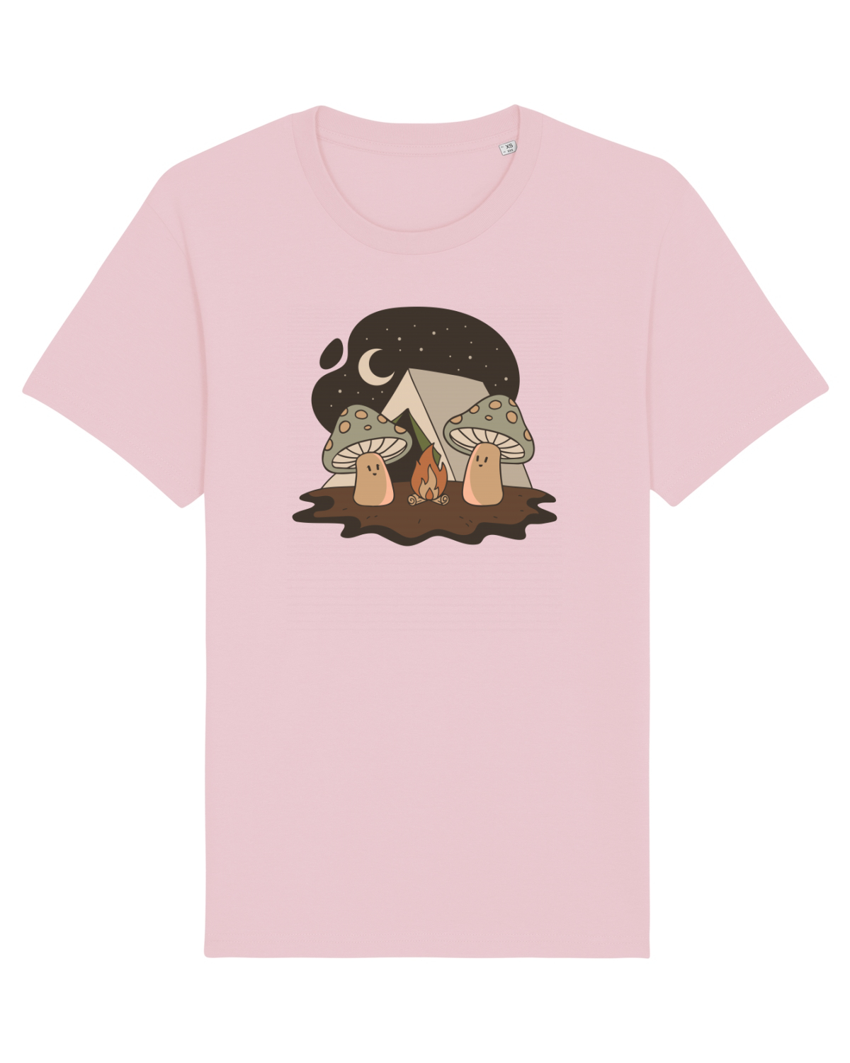 Tricou mânecă scurtă Unisex Rocker Cotton Pink