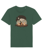 Doua ciuperci la un foc de tabara Tricou mânecă scurtă Unisex Rocker