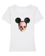 Craniu Darkmouse happy Tricou mânecă scurtă guler larg fitted Damă Expresser