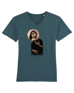 NOSTALGIA Tricou mânecă scurtă guler V Bărbat Presenter