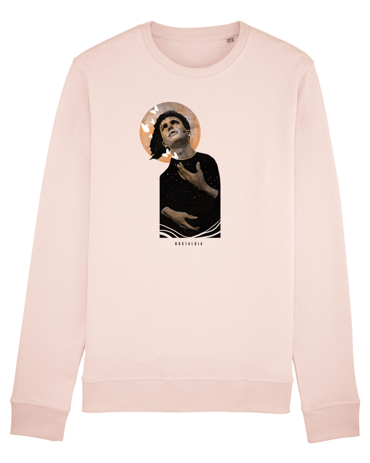 Bluză mânecă lungă Unisex Rise Candy Pink