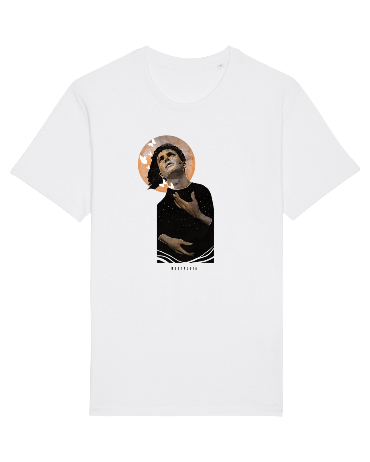 Tricou mânecă scurtă Unisex Rocker White