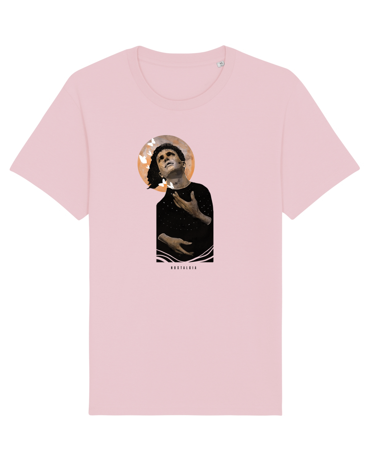 Tricou mânecă scurtă Unisex Rocker Cotton Pink