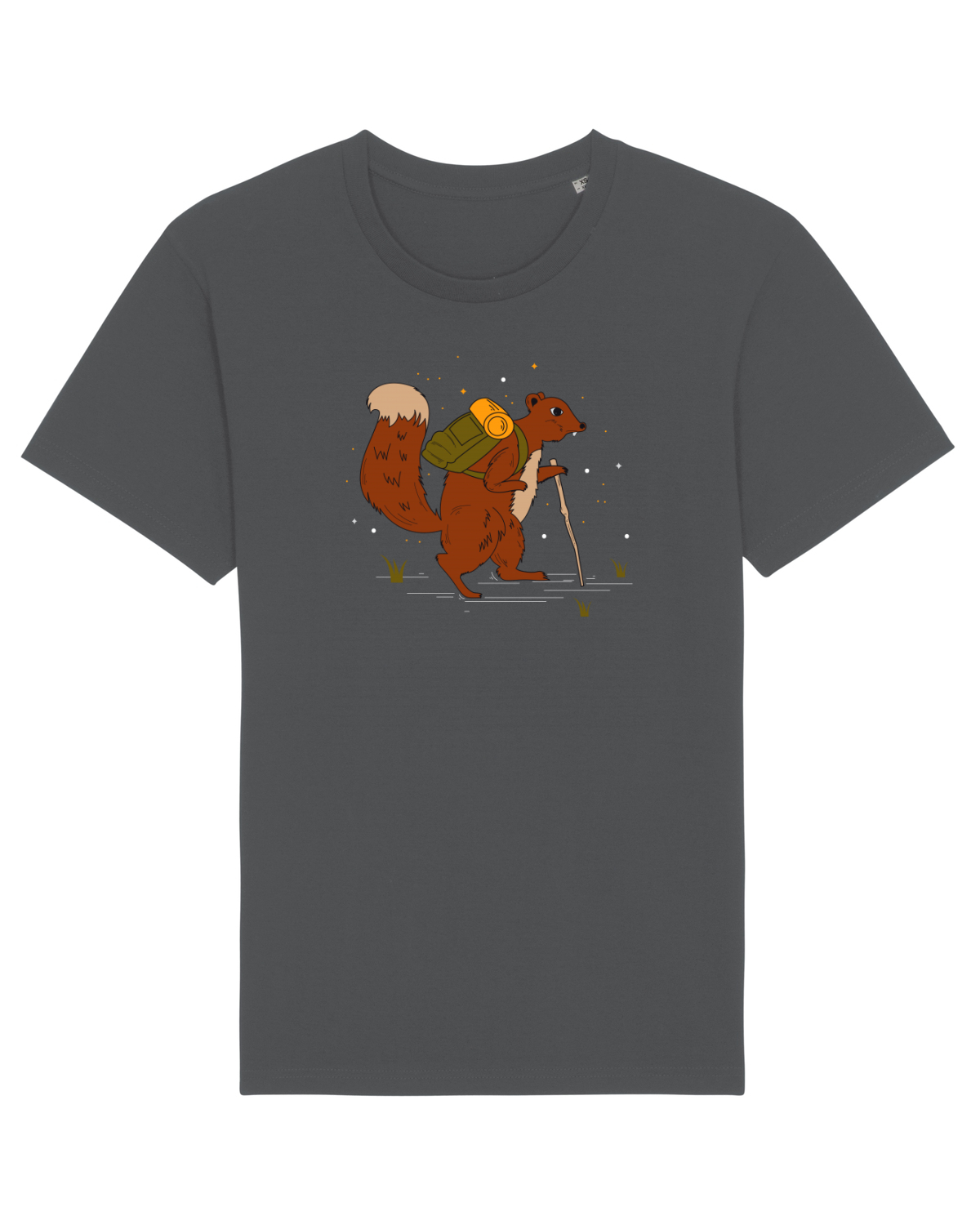 Tricou mânecă scurtă Unisex Rocker Anthracite