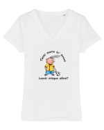 Hai la joaca Tricou mânecă scurtă guler V Damă Evoker