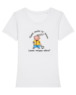 Hai la joaca Tricou mânecă scurtă guler larg fitted Damă Expresser