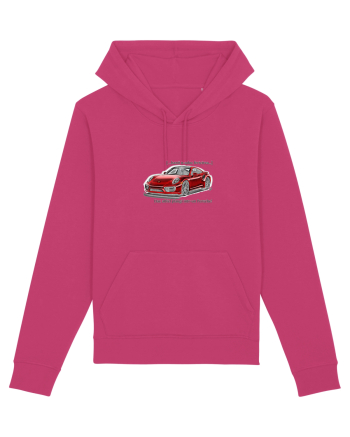 Plangi in Porsche Raspberry