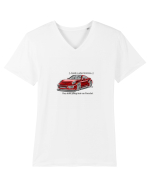 Plangi in Porsche Tricou mânecă scurtă guler V Bărbat Presenter
