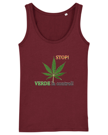 Verde la control Burgundy