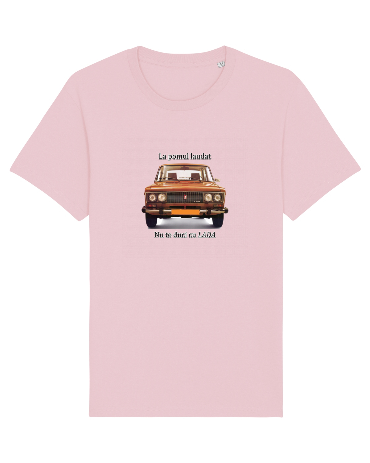 Tricou mânecă scurtă Unisex Rocker Cotton Pink