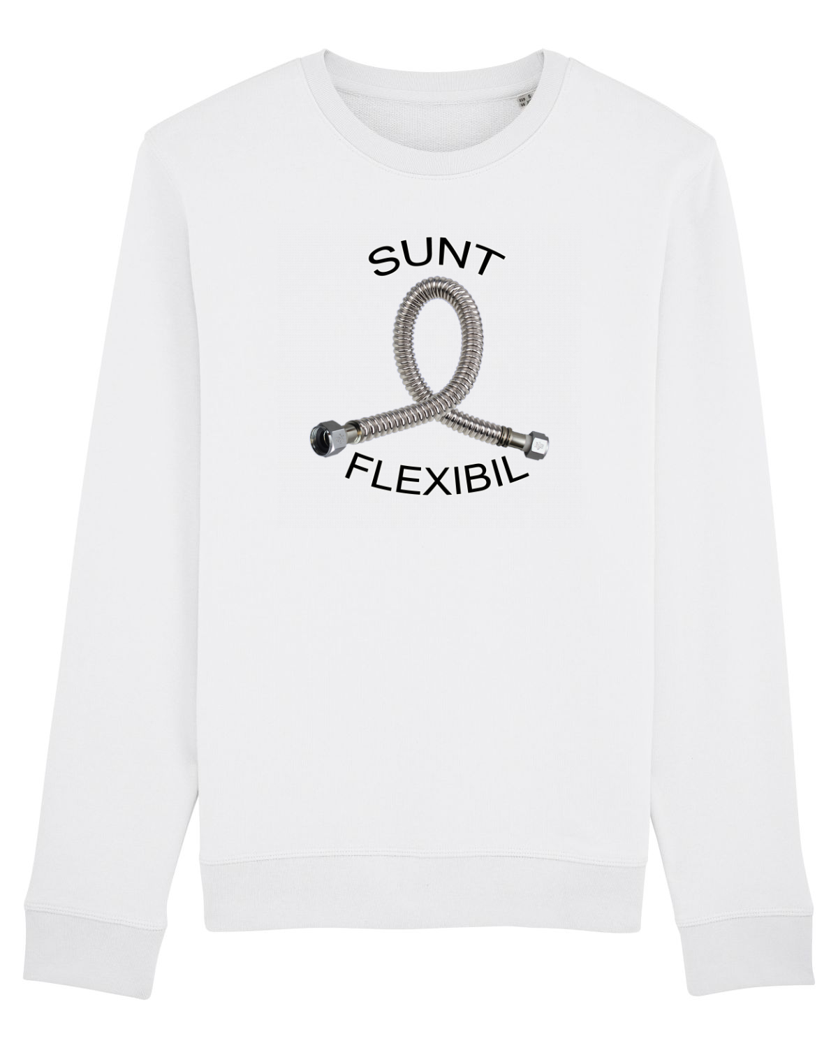 Bluză mânecă lungă Unisex Rise White