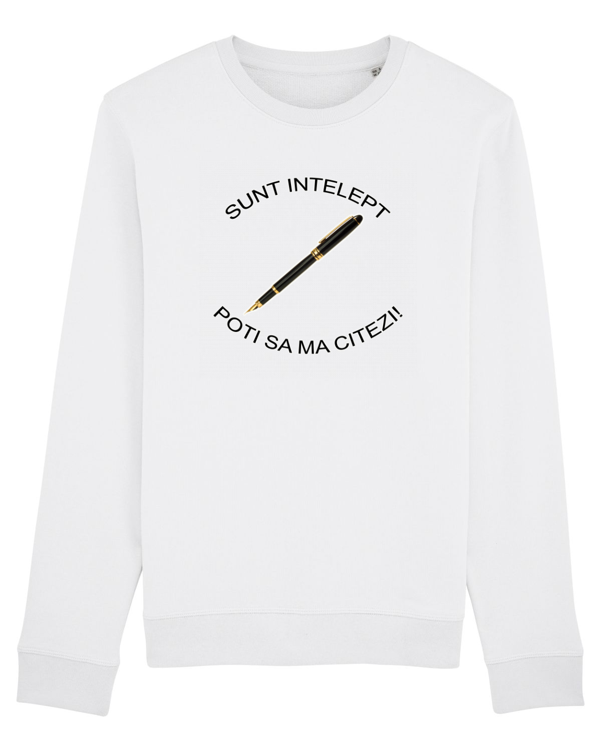 Bluză mânecă lungă Unisex Rise White