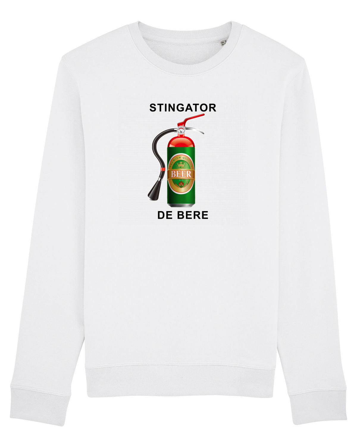 Bluză mânecă lungă Unisex Rise White