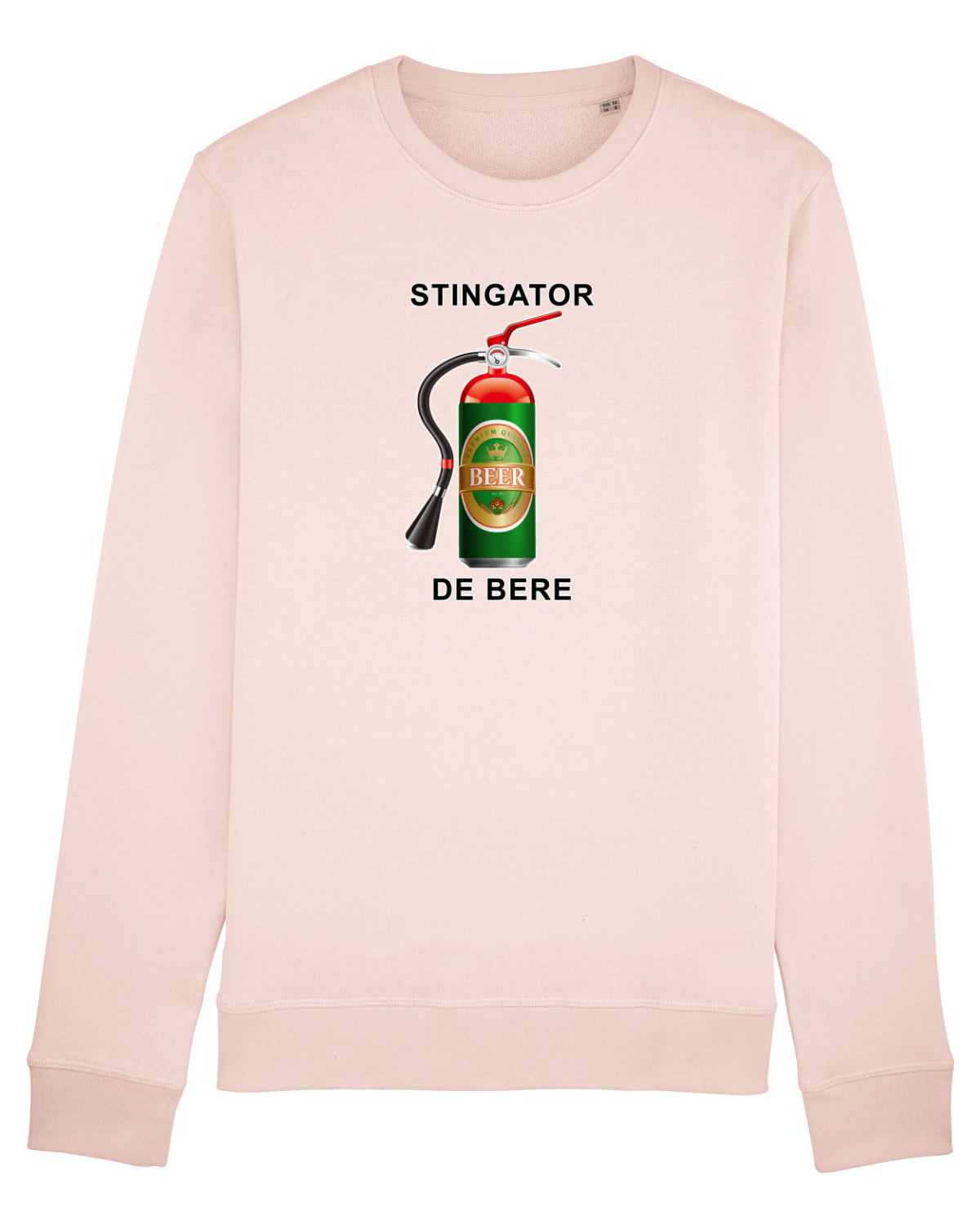 Bluză mânecă lungă Unisex Rise Candy Pink