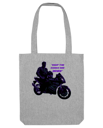 Rubber side down Heather Grey
