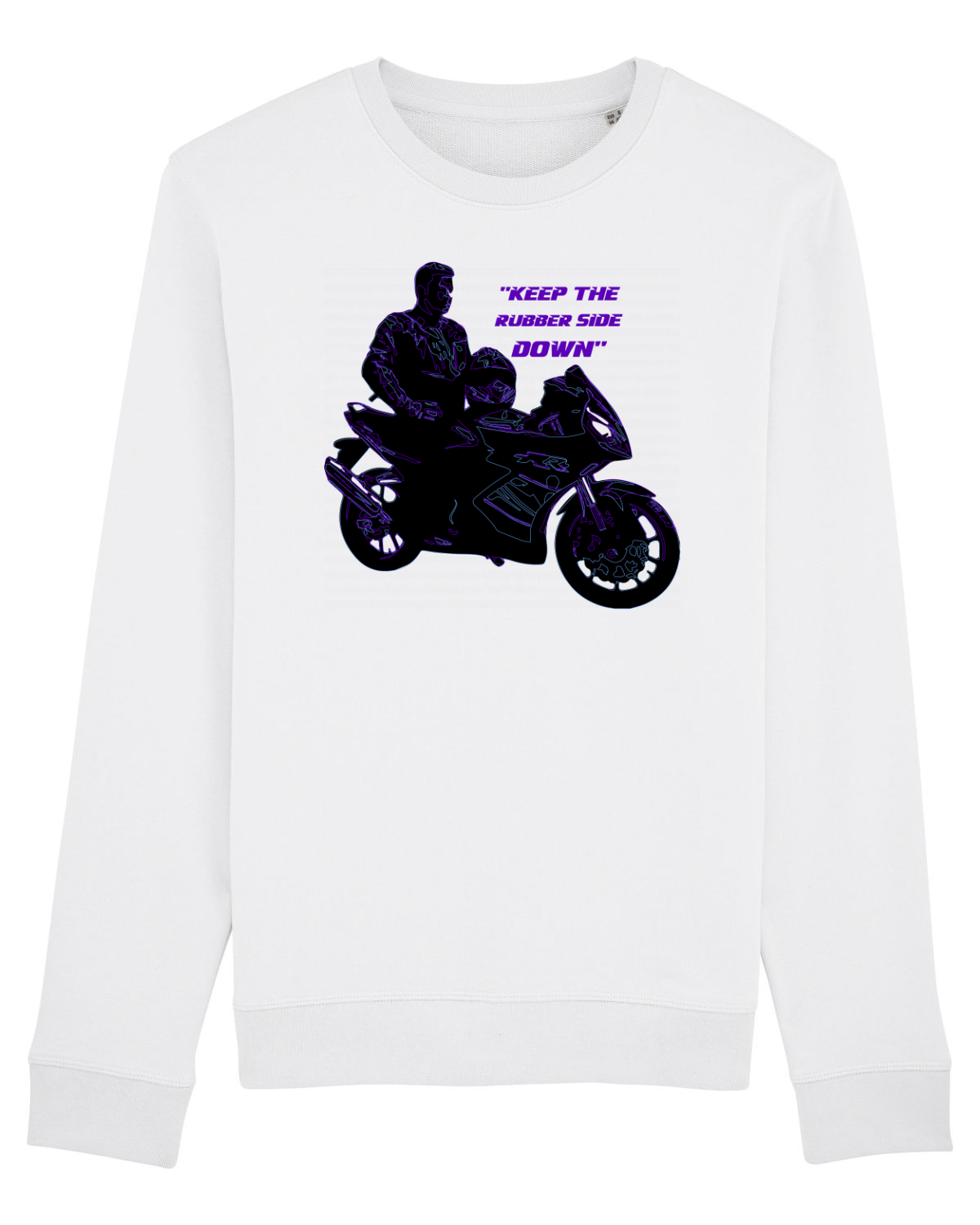 Bluză mânecă lungă Unisex Rise White