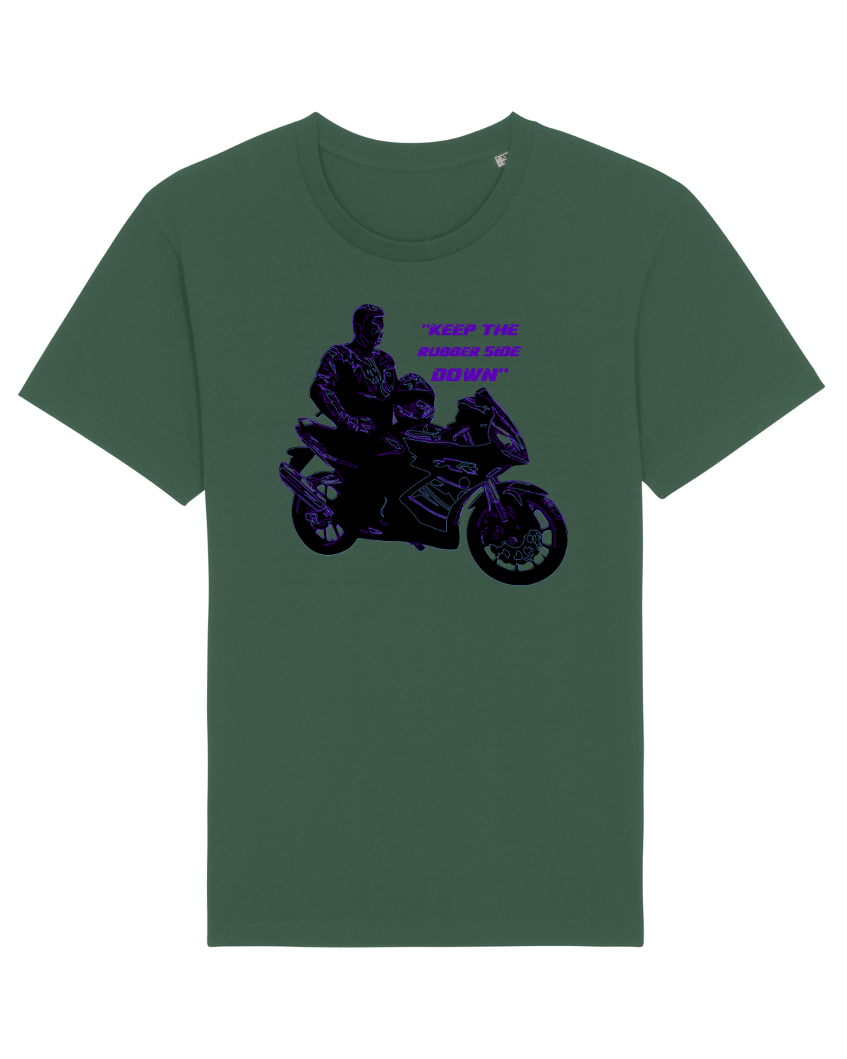 Tricou mânecă scurtă Unisex Rocker Bottle Green