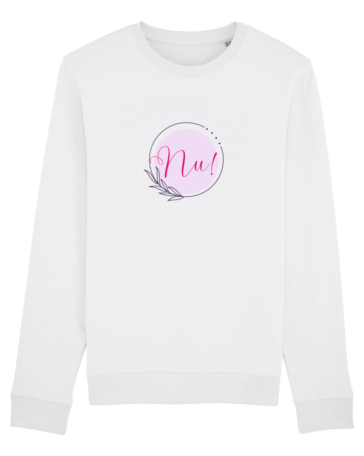 Bluză mânecă lungă Unisex Rise White