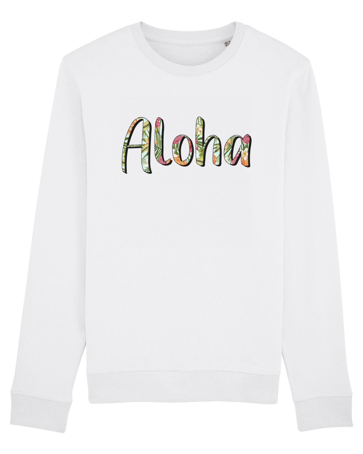 Bluză mânecă lungă Unisex Rise White