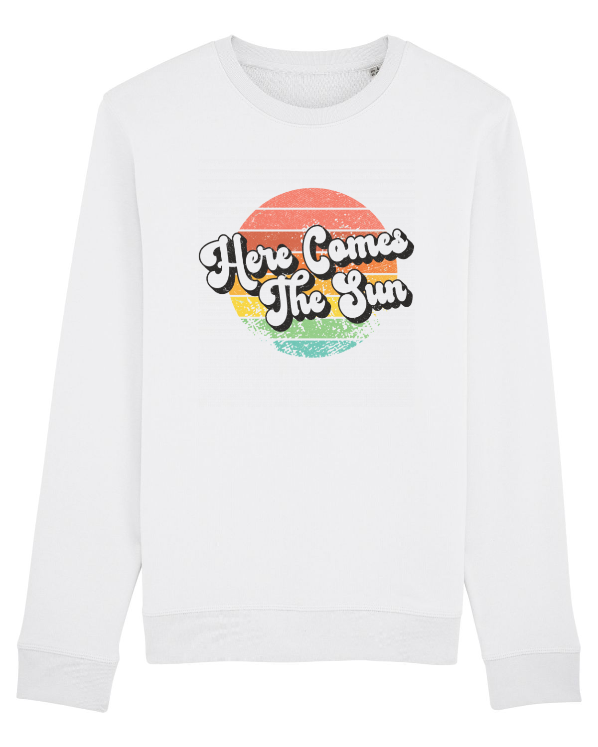 Bluză mânecă lungă Unisex Rise White
