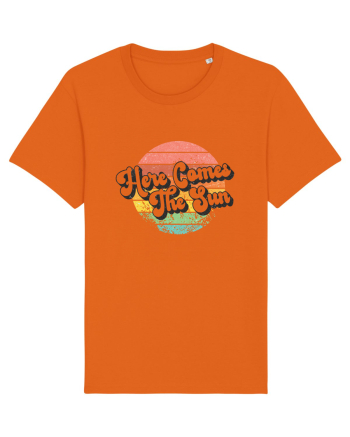 Here Comes the Sun Bright Orange