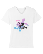 Sea you soon Tricou mânecă scurtă guler V Bărbat Presenter