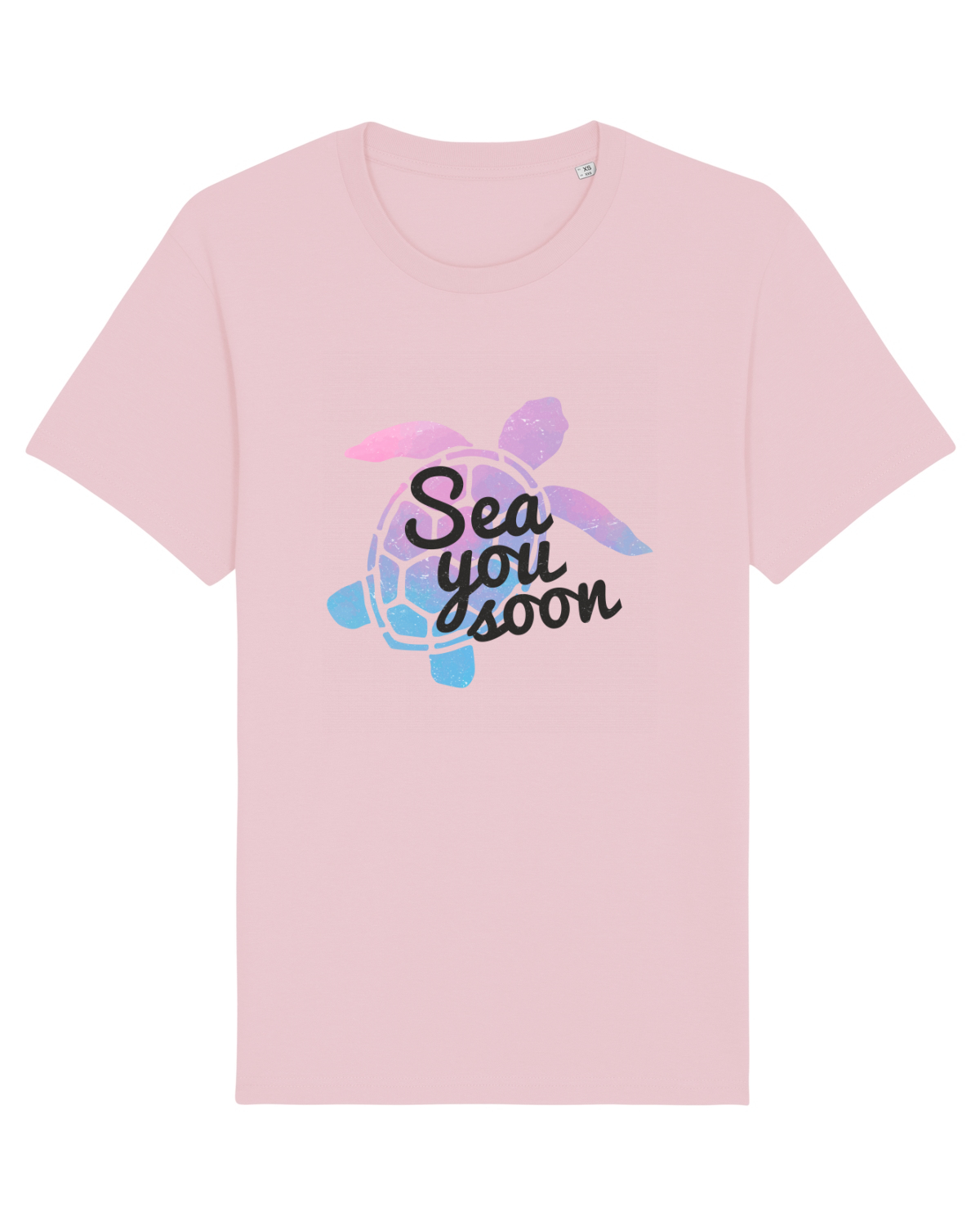 Tricou mânecă scurtă Unisex Rocker Cotton Pink