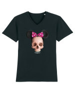 Craniu Darkmouse mini Tricou mânecă scurtă guler V Bărbat Presenter