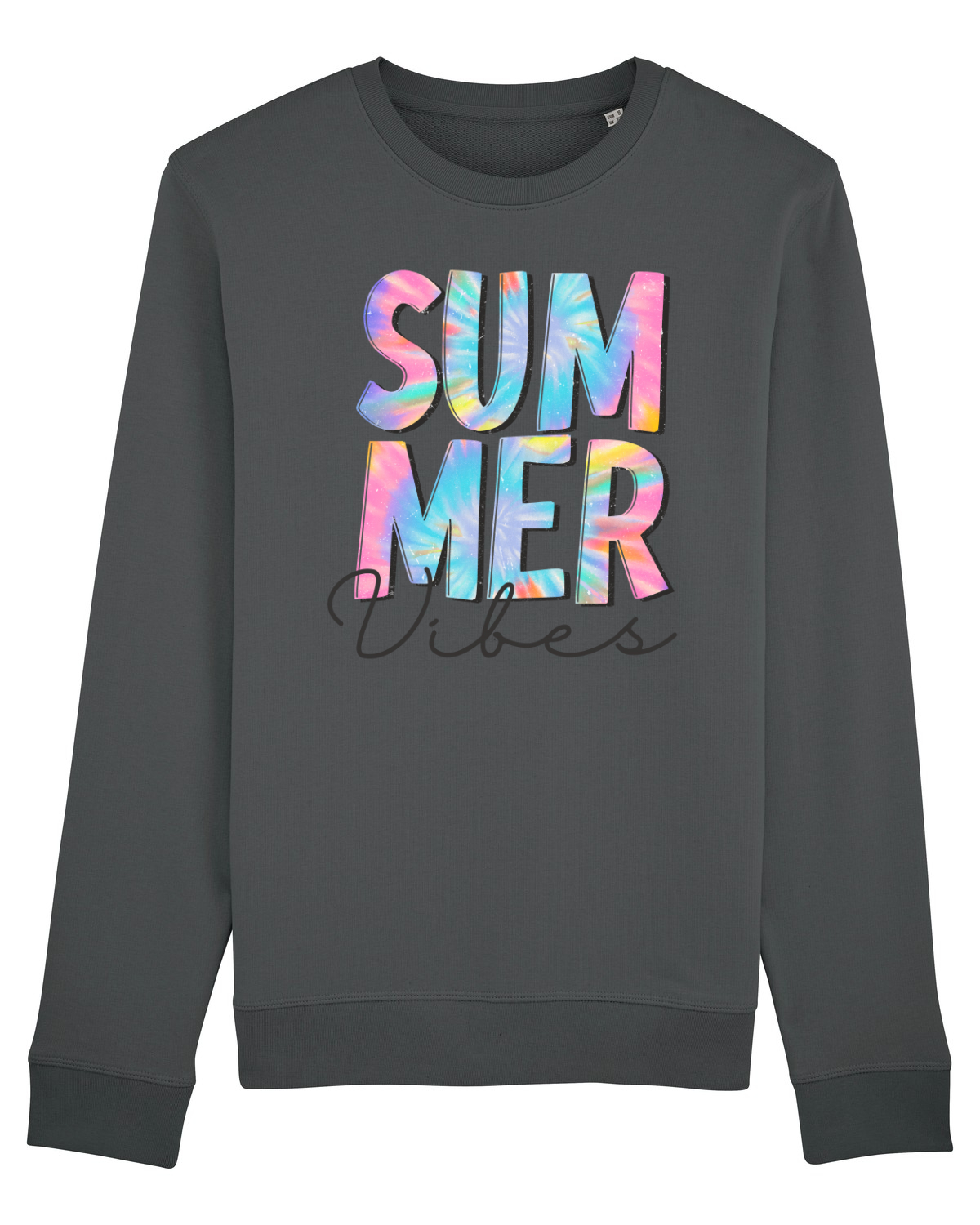 Bluză mânecă lungă Unisex Rise Anthracite