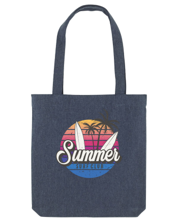Summer Vintage Sunset Midnight Blue