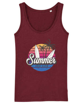 Summer Vintage Sunset Burgundy